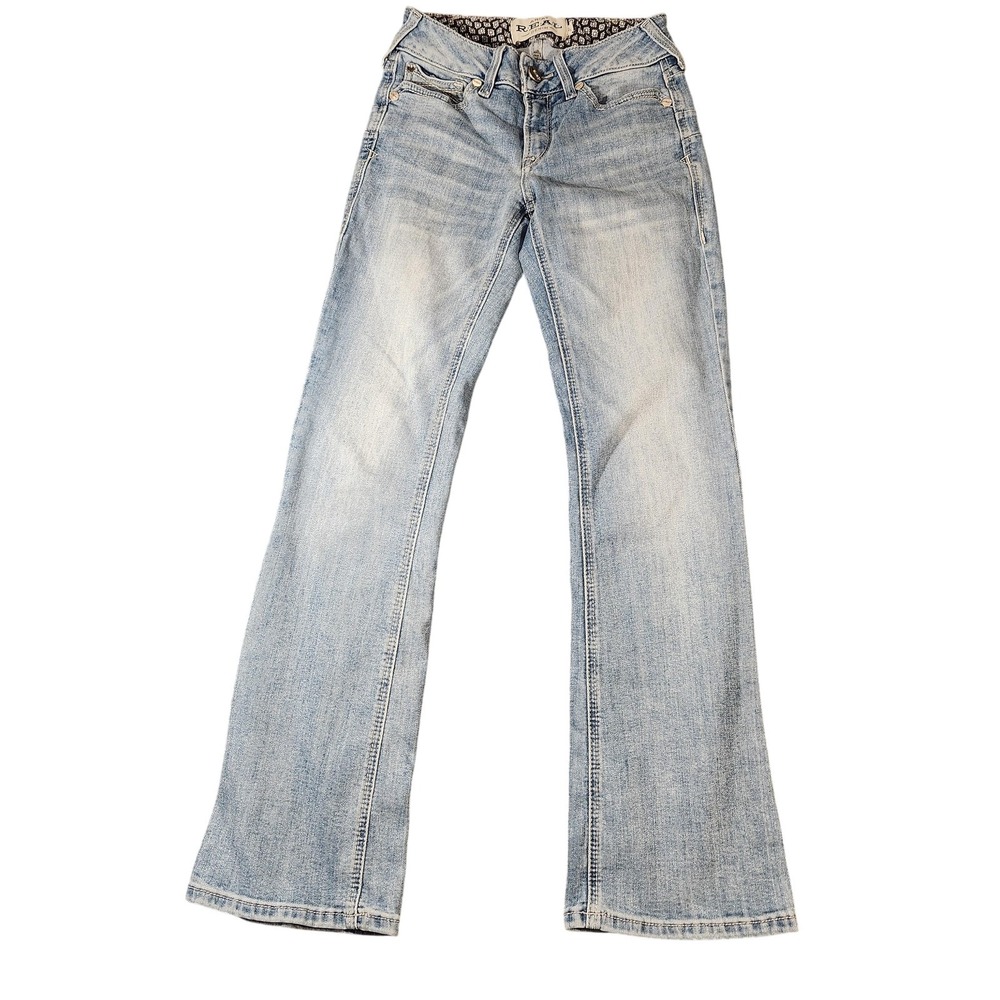 Ariat Jeans Womens 26S Oklahoma REAL Perfect Rise Brianna Bootcut Denim